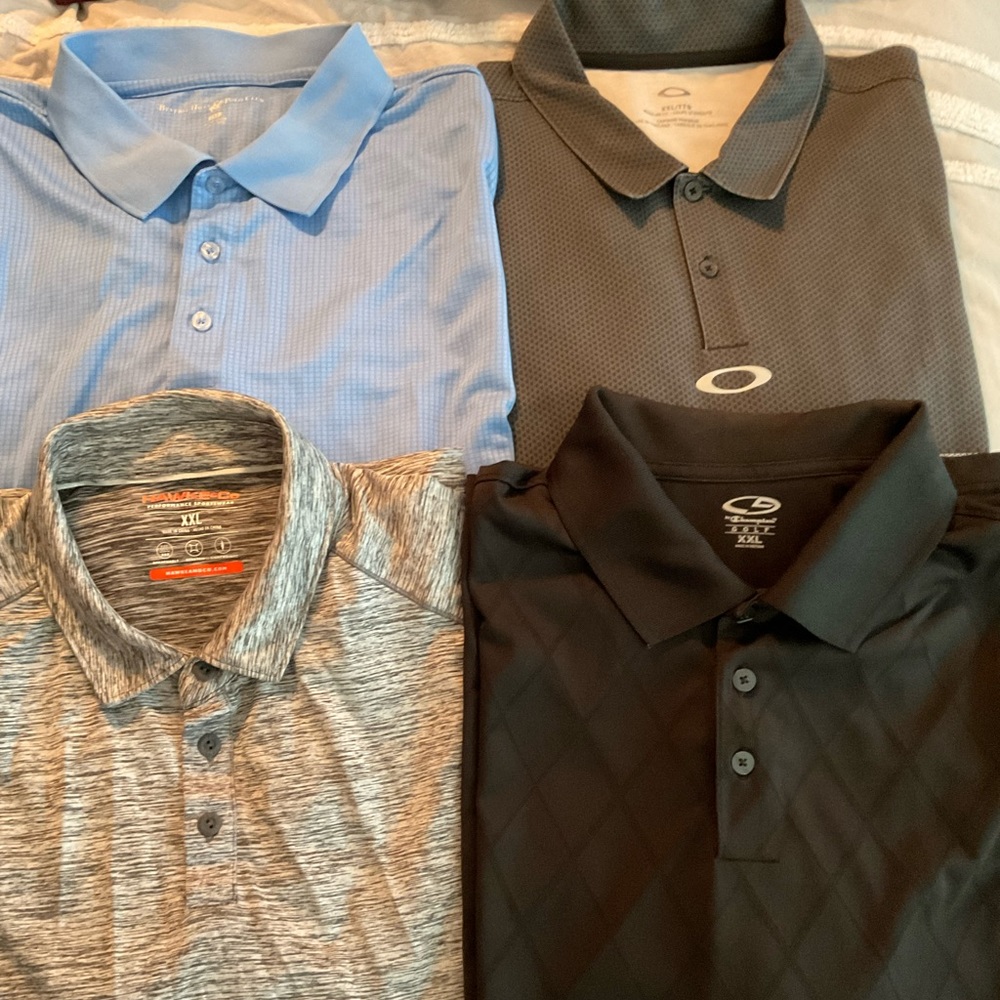 Mens Golf Shirt Lot of 4